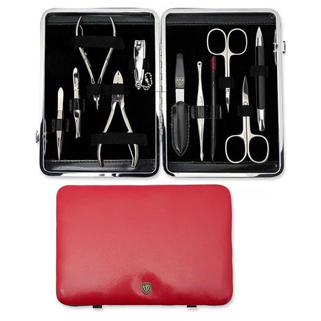 Kellermann 3 Swords Manicure Set 58381 P N - Red