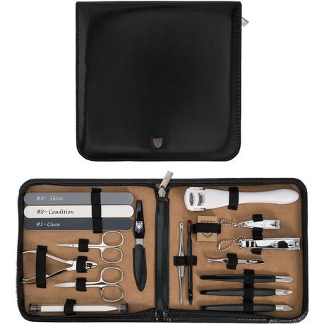 Kellermann 3 Swords Manicure Set 9310 P N - Black