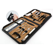 Load image into Gallery viewer, Kellermann 3 Swords Manicure Set 9310 P N - Black
