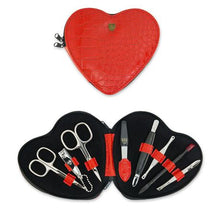 Load image into Gallery viewer, Kellermann 3 Swords Manicure Set - Red Heart
