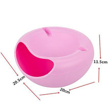 Load image into Gallery viewer, Double Dish Nut Bowl with Cellphone Holder
