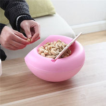 Load image into Gallery viewer, Double Dish Nut Bowl with Cellphone Holder

