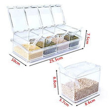 Load image into Gallery viewer, Separable Acrylic Seasoning Boxes &amp; Rack Set
