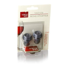 Load image into Gallery viewer, Vacuvin - Vacuum Wine Stopper Grey - Set Of 2
