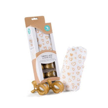Load image into Gallery viewer, All4Ella Single Bamboo Wrap &amp; Pram Peg Box - Gold
