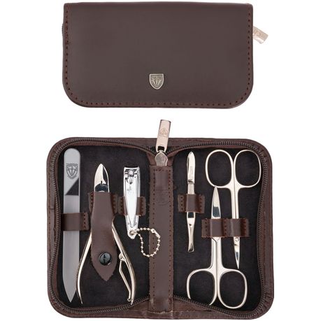 Kellermann 3 Swords Manicure Set - Dark Brown Buy Online in Zimbabwe thedailysale.shop