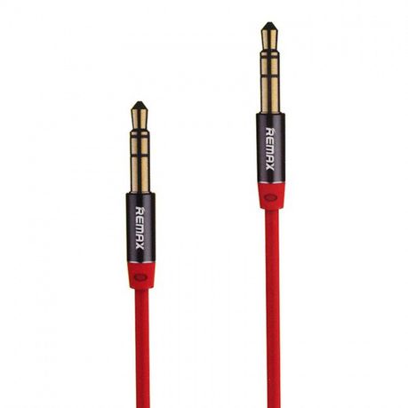 Remax  L200 3.5mm Aux Cable 2m - Red Buy Online in Zimbabwe thedailysale.shop