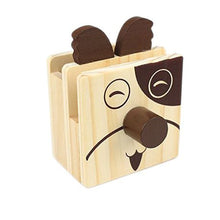 Load image into Gallery viewer, Humorous Puppy Design Wooden Pen &amp; Card Organizer

