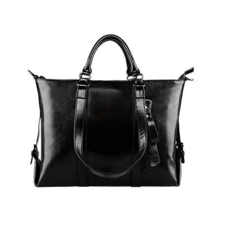 Women's Top Handle Satchel Shoulder Bag - Black Buy Online in Zimbabwe thedailysale.shop