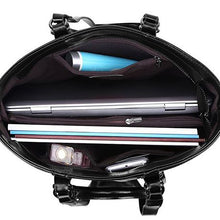 Load image into Gallery viewer, Women's Top Handle Satchel Shoulder Bag - Black

