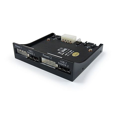 Unitek 3.5 Panel Dual Power over eSATA Extention Buy Online in Zimbabwe thedailysale.shop