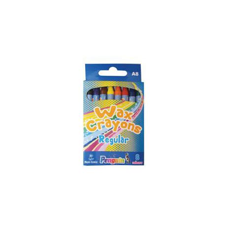 Penguin A8 Wax Crayons - (Box of 8) Buy Online in Zimbabwe thedailysale.shop