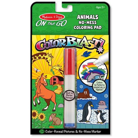 Melissa & Doug On The Go Colorblast - Animals Buy Online in Zimbabwe thedailysale.shop