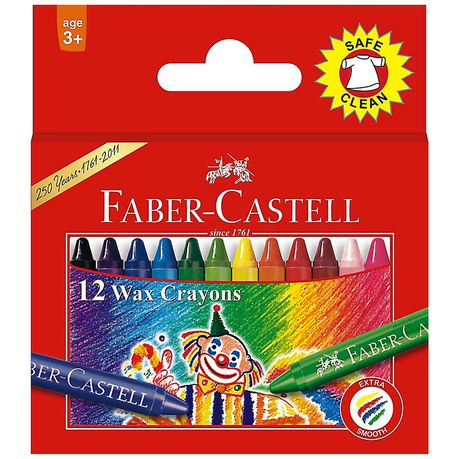 Faber-Castell 12 Slim Wax Crayons Buy Online in Zimbabwe thedailysale.shop