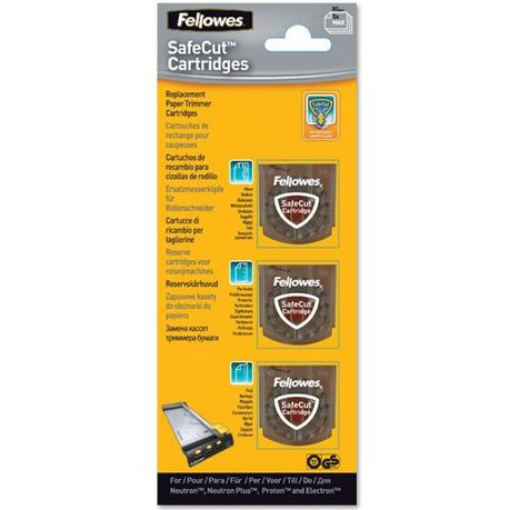 Fellowes SafeCut Assorted Blades 3 Pack Buy Online in Zimbabwe thedailysale.shop