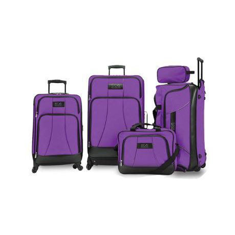 Eco Barcelona 5 Piece Luggage Set Purple Buy Online in Zimbabwe thedailysale.shop