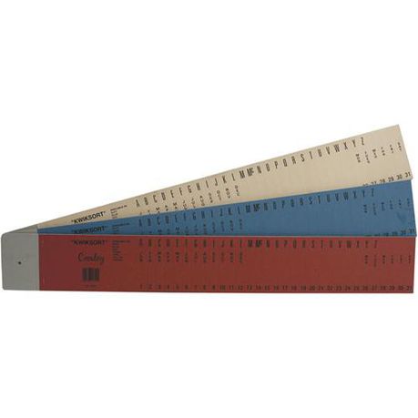 Croxley Kwiksort Ready Sorter Indexed A - Z/1-31/JAN-DEC/MON-SAT Buy Online in Zimbabwe thedailysale.shop