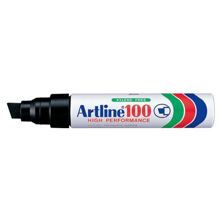 Artline EK100 Industrial Marker Chisel - Black (Box of 6) Buy Online in Zimbabwe thedailysale.shop