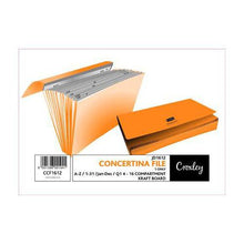 Load image into Gallery viewer, Croxley Foolscap 16 Compartment Concertina File
