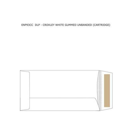 Croxley DLP White Gummed Unbanded (Cartridge) Envelopes (Box of 500) Buy Online in Zimbabwe thedailysale.shop