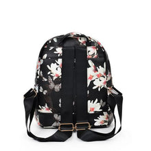 Load image into Gallery viewer, Mini Flower Print Backpack - Black
