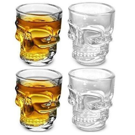 Skull Shaped Shot Glasses