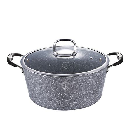 Berlinger Haus Marble Coating Oven Safe Casserole 24cm Buy Online in Zimbabwe thedailysale.shop