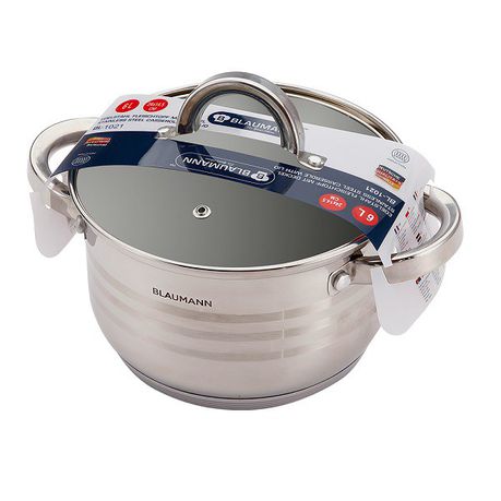 Blaumann Stainless Steel Casserole Pot - 24cm Buy Online in Zimbabwe thedailysale.shop