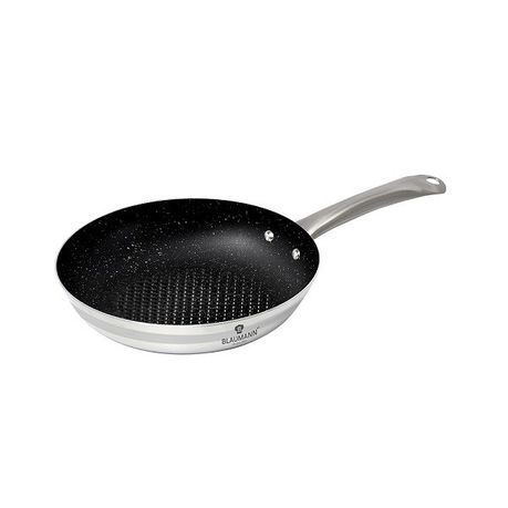 Blaumann Stainless Steel Marble Coating Frypan - 26cm Buy Online in Zimbabwe thedailysale.shop