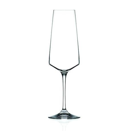 RCR - Aria Crystal Champagne Flute Glasses - 355ml  - Set of 6 Buy Online in Zimbabwe thedailysale.shop