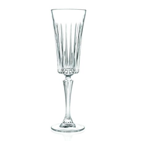 RCR - Timeless Crystal Champagne Flute Glasses - 210ml - Set of 6 Buy Online in Zimbabwe thedailysale.shop