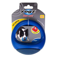 Load image into Gallery viewer, Rogz - Pop-Upz Blue S/M Self-Righting Float &amp; Fetch Dog Toy
