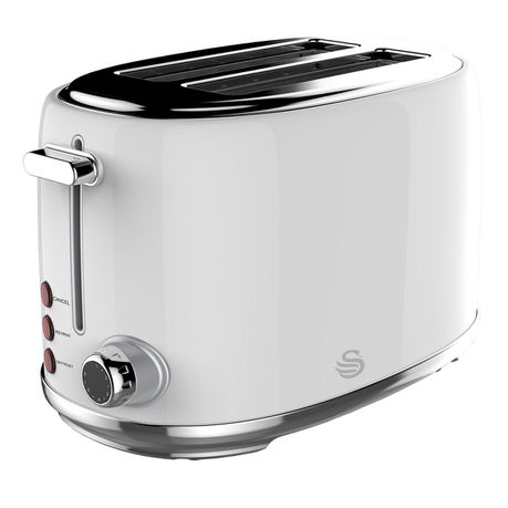Swan - 2 Slice Toaster - Pearl White Buy Online in Zimbabwe thedailysale.shop