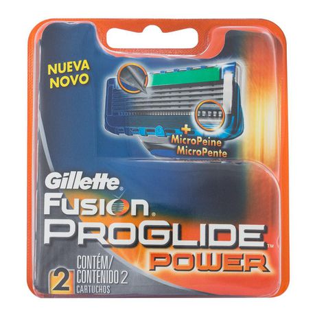 Gillette Fusion PGlide Power Cartridges - 2's Buy Online in Zimbabwe thedailysale.shop