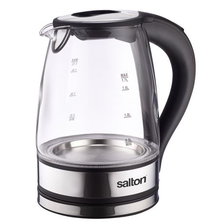 Salton - 1.7 Litre Cordless Glass Kettle