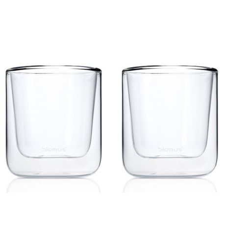 blomus Coffee Glass Nero Set - 2 Pack