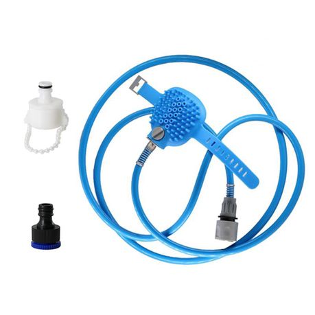 Pet Bathing Tool with Scrubber and Accessories - 2m long Buy Online in Zimbabwe thedailysale.shop
