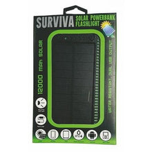 Load image into Gallery viewer, Supaled Surviva Solar Power Bank Flashlight
