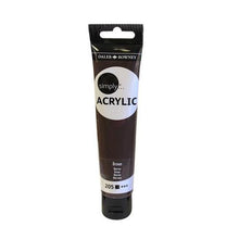 Load image into Gallery viewer, Daler Rowney: Simply Acrylic Slim Tube 75ml - Brown
