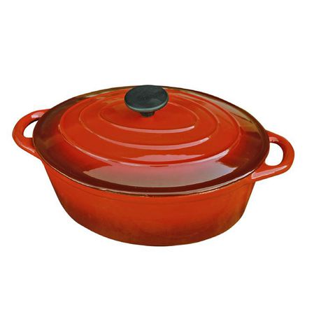 LK's Oval Casserol 4L Red Buy Online in Zimbabwe thedailysale.shop