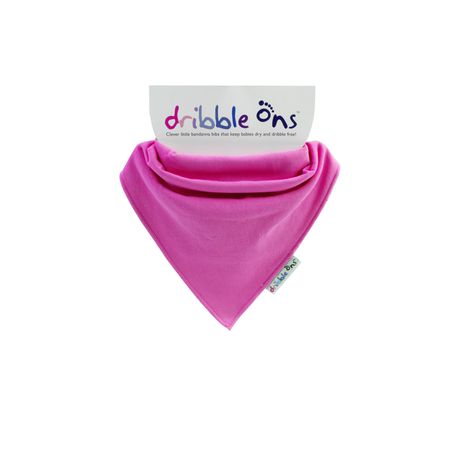 Dribble Ons - Classic Baby Bib - Fushia Buy Online in Zimbabwe thedailysale.shop