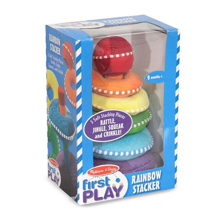 Melissa & Doug Rainbow Stacker Plush Buy Online in Zimbabwe thedailysale.shop