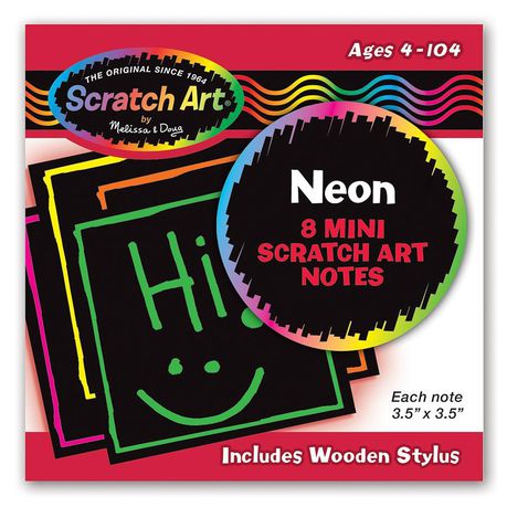 Melissa & Doug Scratchin' Hot Mini Scratch Art Notes