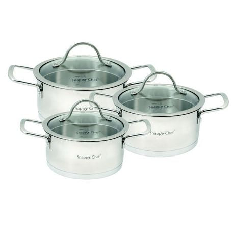 Snappy Chef Platinum Cookware Set - 6 Piece