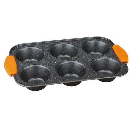 Berlinger Haus - Marble Coating 6 Muffin Cake Pan Buy Online in Zimbabwe thedailysale.shop