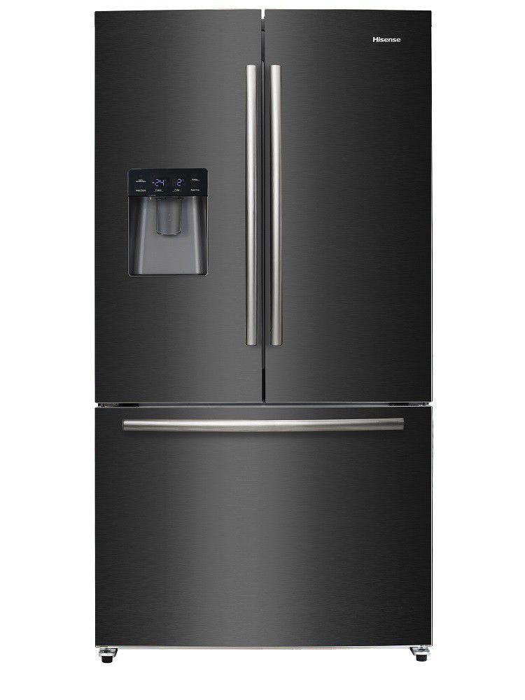 Hisense - 536 Litre French Door Fridge - Black