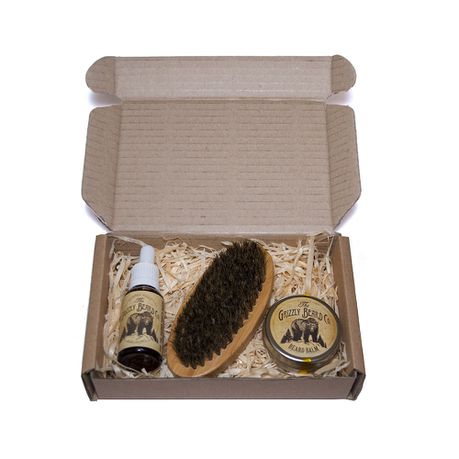 The Grizzly Beard Co The Lumberjack Beard Oil & Beard Balm Gift Pack Buy Online in Zimbabwe thedailysale.shop