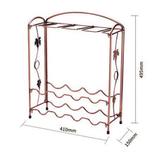 Load image into Gallery viewer, Art Design Foldable Countertop Wine Rack
