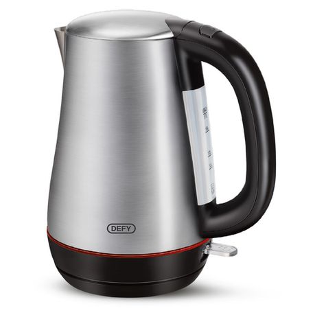 Defy - 1.7 Litre Stainless Steel Kettle - Silver