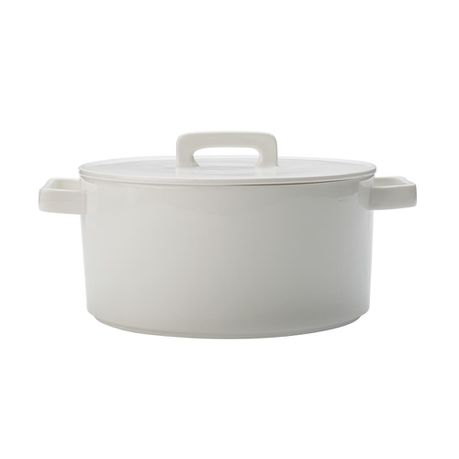 Maxwell & Williams - 2.6 Litre Epicurious Round Casserole - White